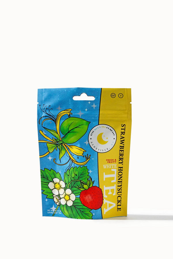 Strawberry Honeysuckle White Tea - Premium Loose Leaf Fruity