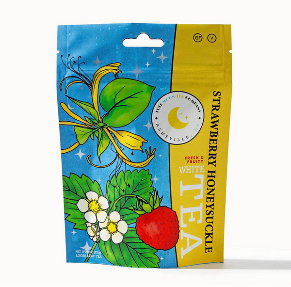Strawberry Honeysuckle White Tea - Premium Loose Leaf Fruity