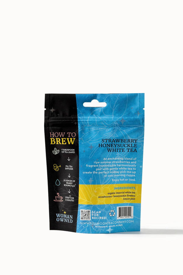 Strawberry Honeysuckle White Tea - Premium Loose Leaf Fruity