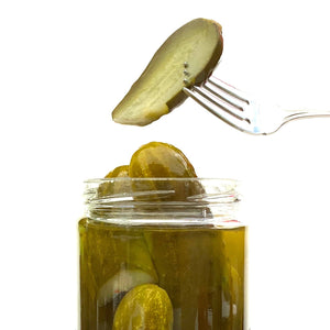 Dill Pickle Spears - GARLIC - Copper Pot & Wooden Spoon