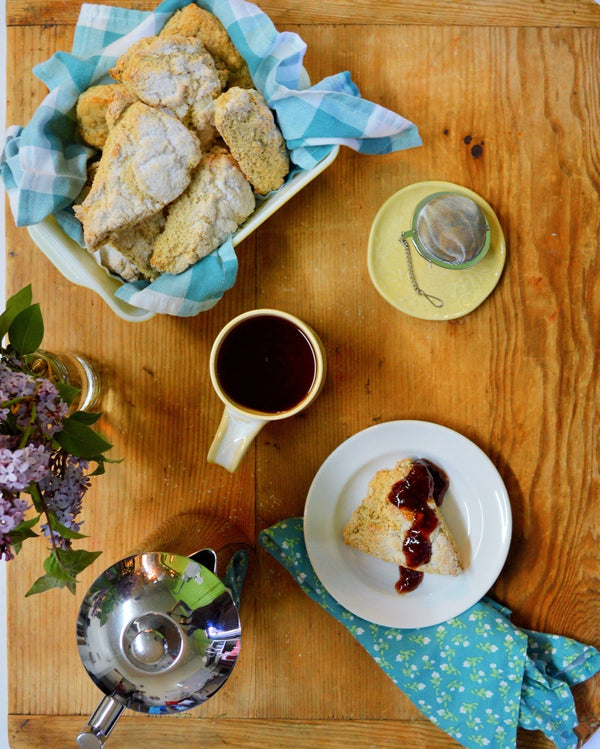 Jam, Scone & Tea Gift Box - Copper Pot & Wooden Spoon