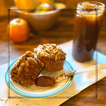 Apple Spice Streusel Muffins - Copper Pot & Wooden Spoon