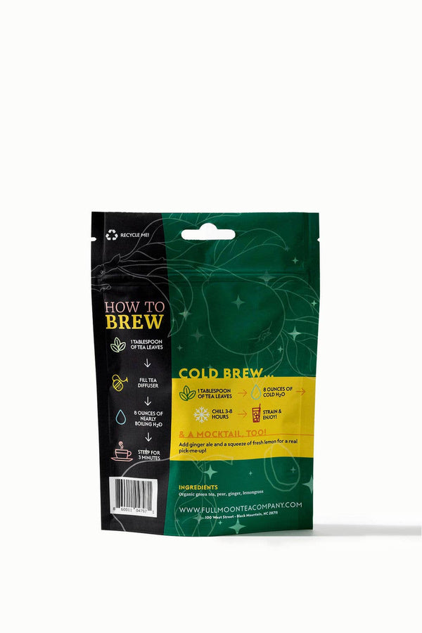 Pear & Ginger Green Tea - Premium Organic Loose Leaf