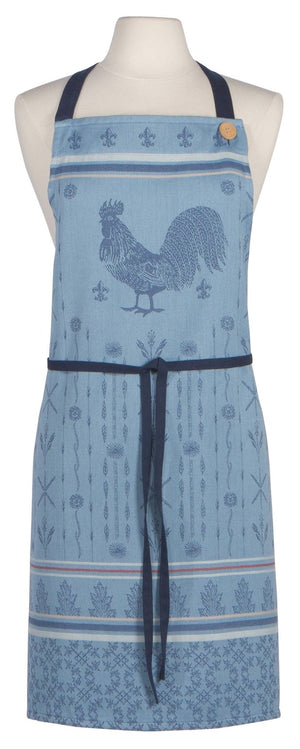 Rooster Jacquard Apron - Copper Pot & Wooden Spoon