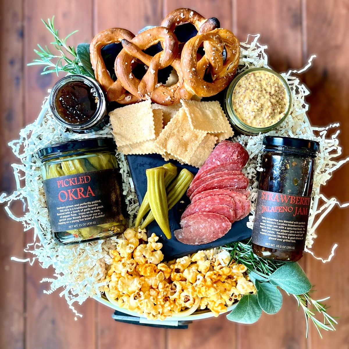 GOURMET FOOD GIFT BOXES – Copper Pot & Wooden Spoon