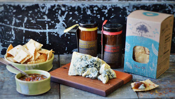 Olive Oil Crackers from Roots and Branches - Copper Pot & Wooden Spoon