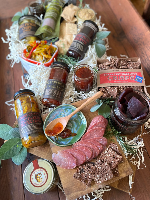 Charcuterie & Snack Collection Gift Box - Copper Pot & Wooden Spoon