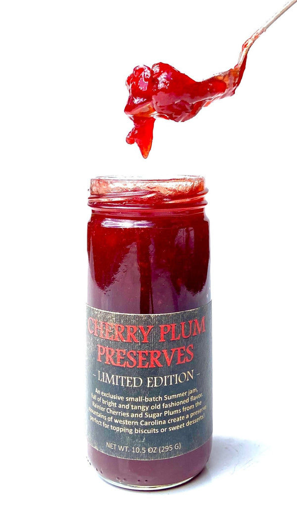 Cherry Plum Preserves - Limited Edition - Copper Pot & Wooden Spoon
