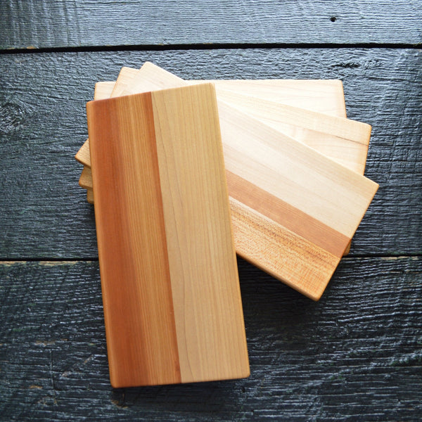 Handcrafted Wooden Cheese Boards - Copper Pot & Wooden Spoon