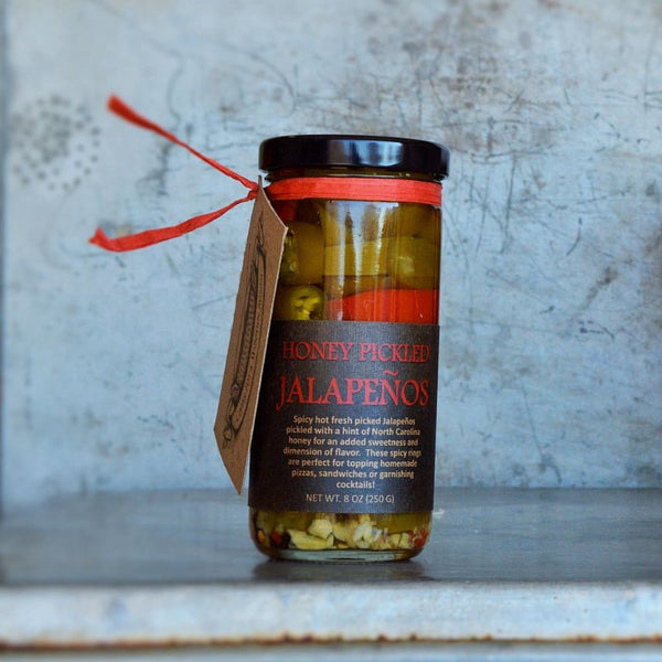 Honey Pickled Jalapenos - Copper Pot & Wooden Spoon