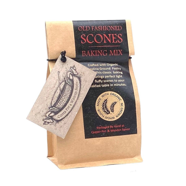 Scone Mix - Old Fashioned - Copper Pot & Wooden Spoon